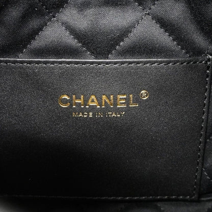 Chanel Handbag 22 Calf Black Gold 2-Way — view 5