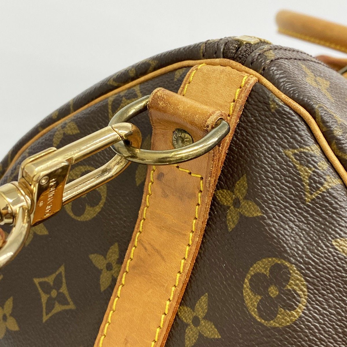 Louis Vuitton Boston Bag Monogram Keepall Bandouliere 55 Brown — view 8