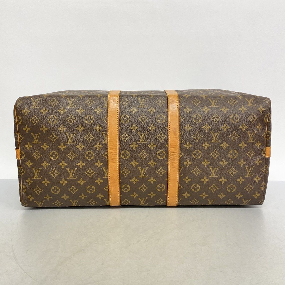 Louis Vuitton Boston Bag Monogram Keepall Bandouliere 55 Brown — view 3