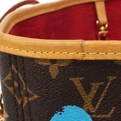 Louis Vuitton Tote Monogram Neverfull MM Brown Multicolor Yayoi Kusama Collabora — view 8