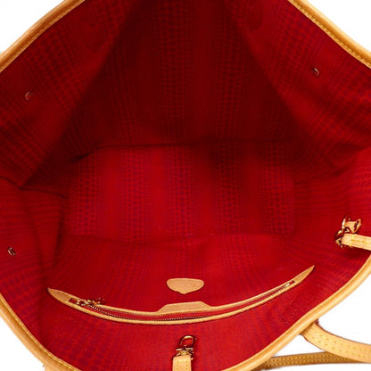 Louis Vuitton Tote Monogram Neverfull MM Brown Multicolor Yayoi Kusama Collabora — view 4