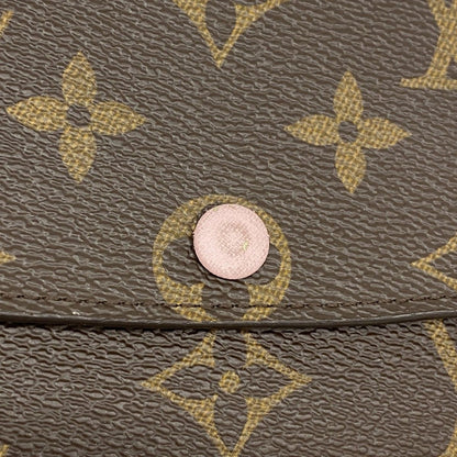 Louis Vuitton Wallet Monogram Portefeuille Emily Brown Rose Velours — view 7