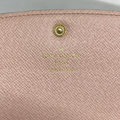 Louis Vuitton Wallet Monogram Portefeuille Emily Brown Rose Velours — view 4