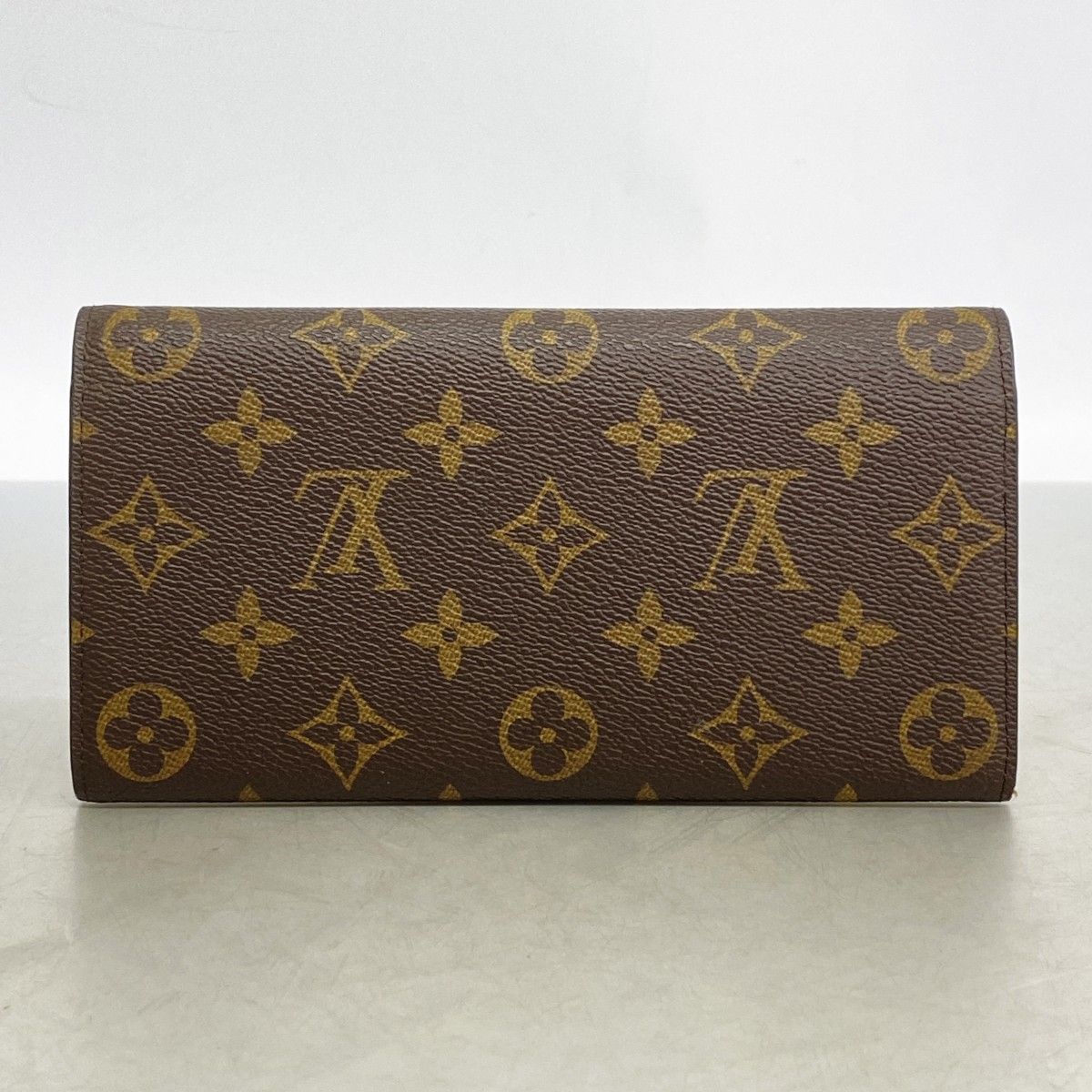 Louis Vuitton Wallet Monogram Portefeuille Emily Brown Rose Velours — view 9