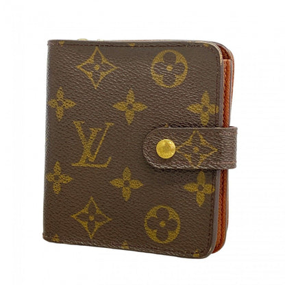 Louis Vuitton Wallet Monogram Compact Zip Brown