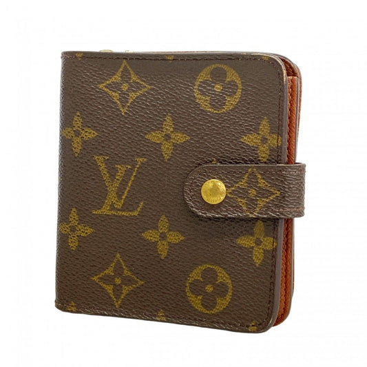 Louis Vuitton Wallet Monogram Compact Zip Brown