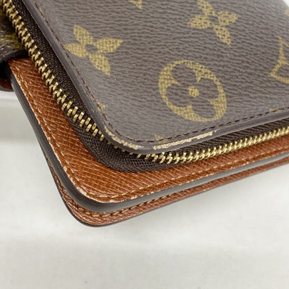 Louis Vuitton Wallet Monogram Compact Zip Brown — view 5