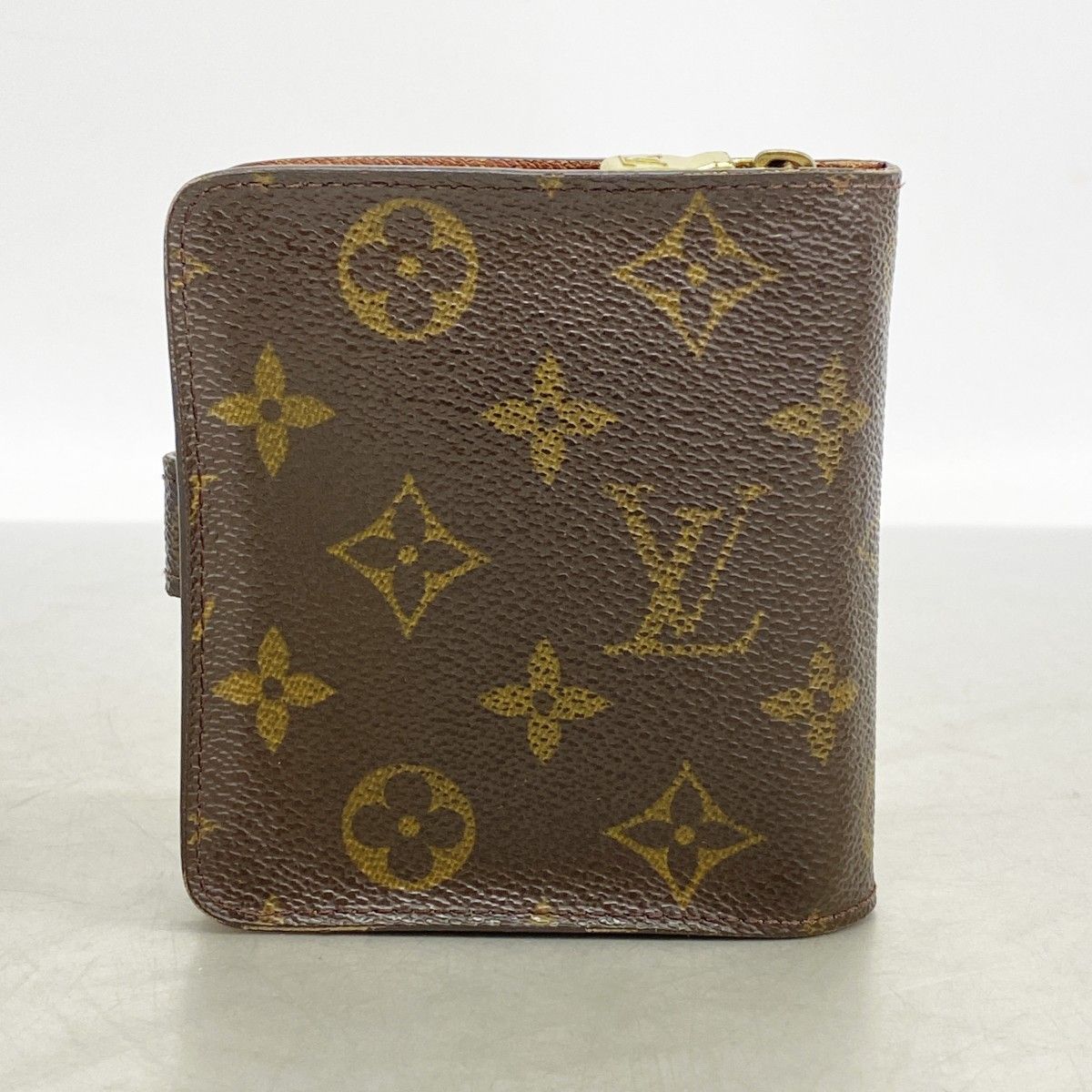 Louis Vuitton Wallet Monogram Compact Zip Brown — view 8