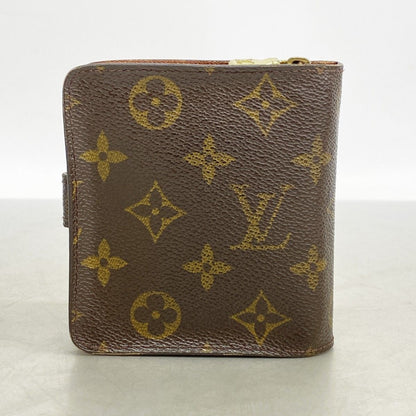 Louis Vuitton Wallet Monogram Compact Zip Brown — view 8