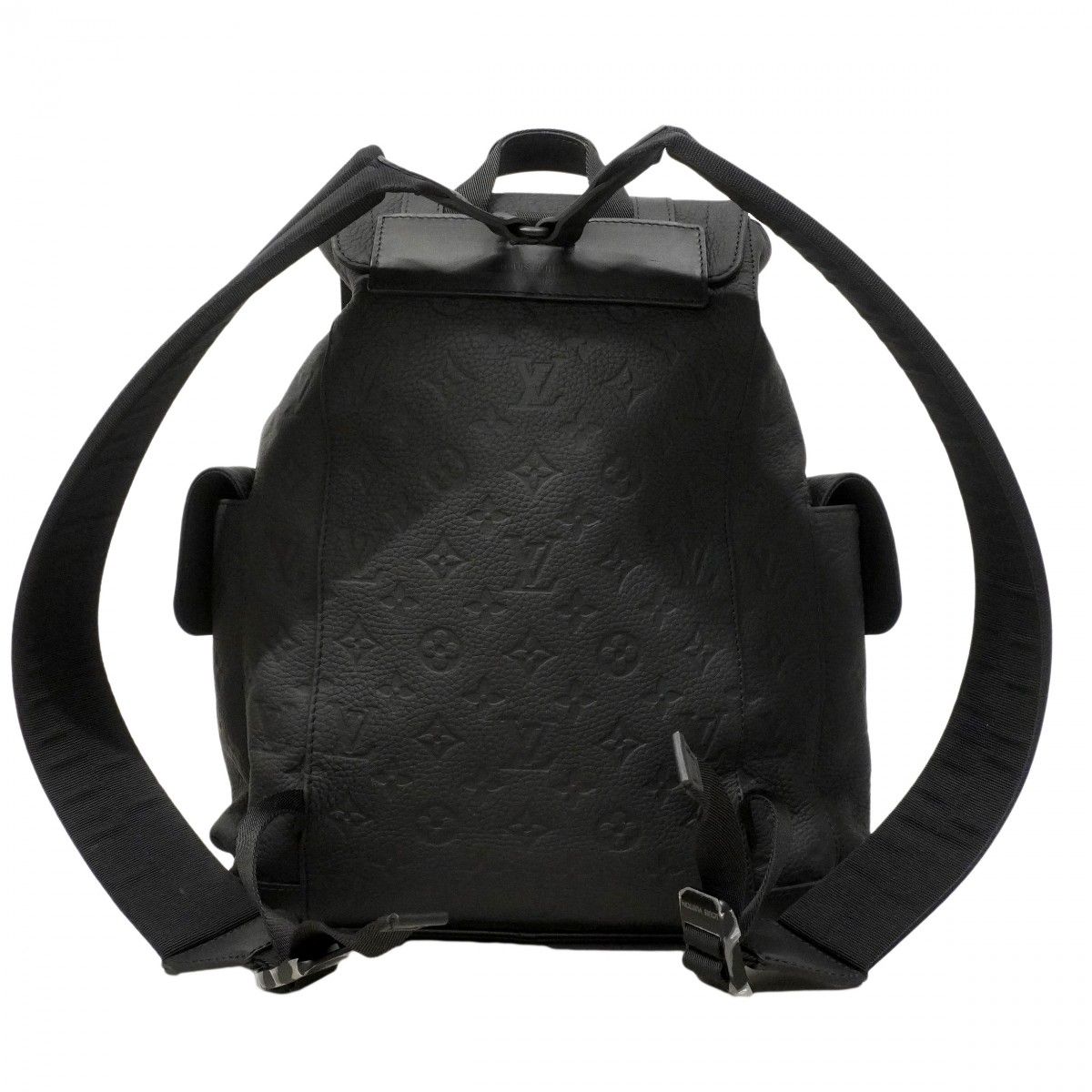 Louis Vuitton Backpack Monogram Taurillon Christopher PM Black — view 7