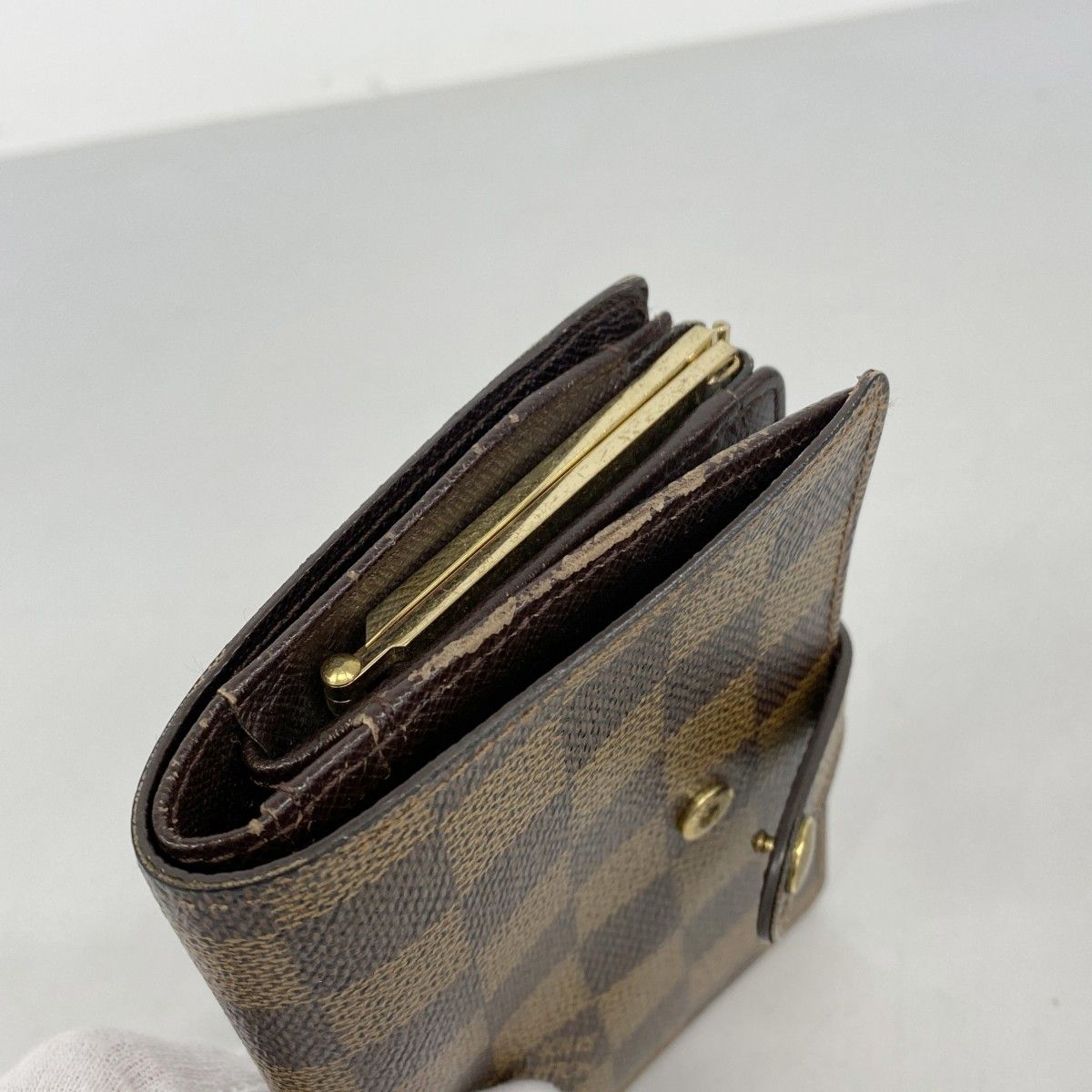 Louis Vuitton Wallet Damier Portomonevier Viennois Ebene — view 5