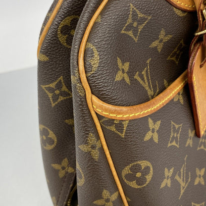 Louis Vuitton Handbag Monogram Deauville Brown — view 9
