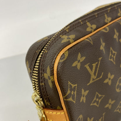 Louis Vuitton Clutch Monogram Marly Dragonne GM Brown — view 6