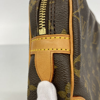 Louis Vuitton Clutch Monogram Marly Dragonne GM Brown — view 7