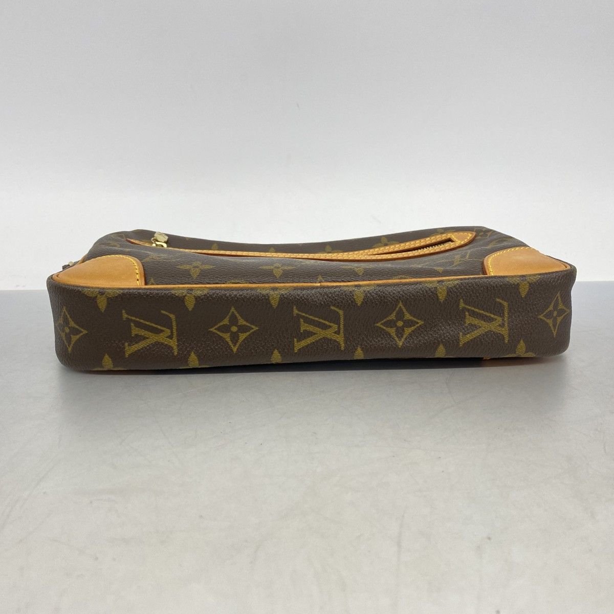 Louis Vuitton Clutch Monogram Marly Dragonne GM Brown — view 3