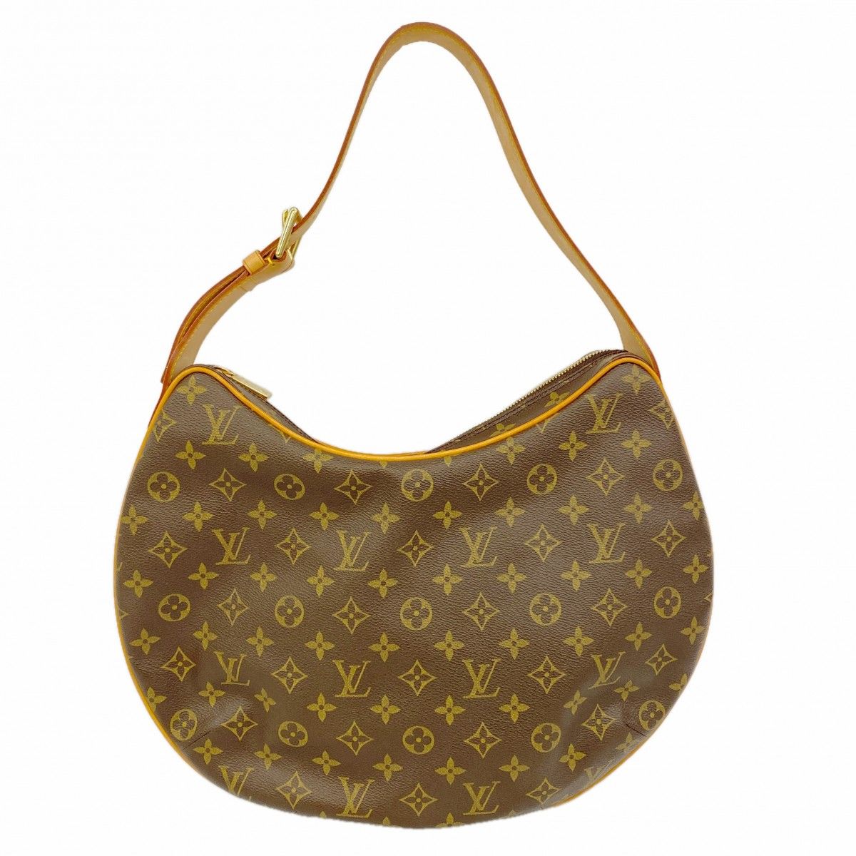 Louis Vuitton Shoulder Bag Monogram Croissant GM Brown