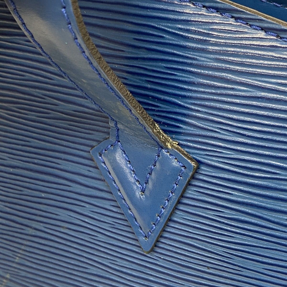 Louis Vuitton Handbag Epi Saint Jacques Toledo Blue — view 9