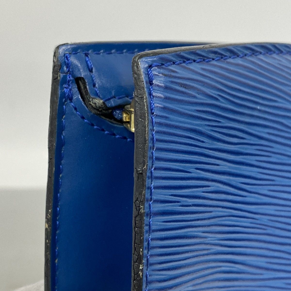 Louis Vuitton Handbag Epi Saint Jacques Toledo Blue — view 6