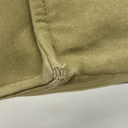 Hermes Tote Fourre Tout MM Canvas Khaki Silver — view 6