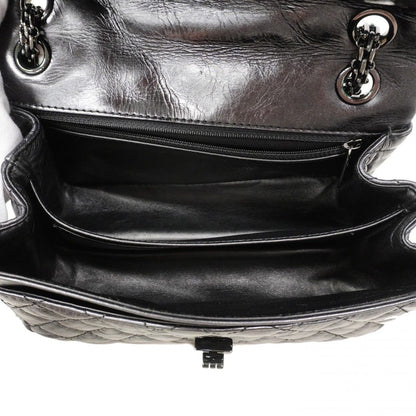 Chanel Shoulder Bag 2.55 Calf Black Silver — view 4