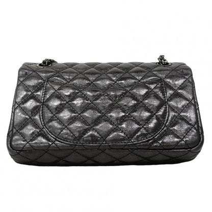 Chanel Shoulder Bag 2.55 Calf Black Silver — view 8