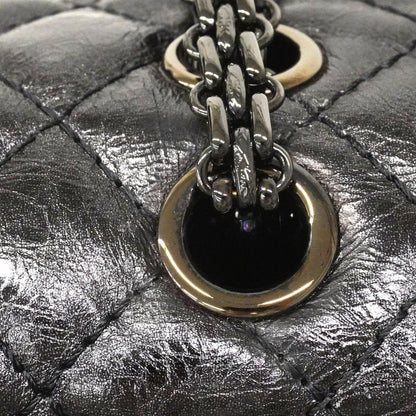 Chanel Shoulder Bag 2.55 Calf Black Silver — view 7