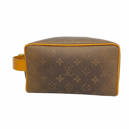 Louis Vuitton Clutch Monogram Rocker Dopp Kit Brown