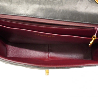 Chanel Shoulder Bag Big Quilted Lambskin Black Gold — view 4