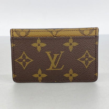 Louis Vuitton Card Case Monogram Reverse Holder Sample Brown — view 5
