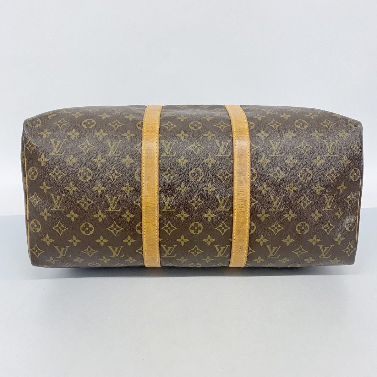 Louis Vuitton Boston Bag Monogram Keepall 50 Brown — view 3