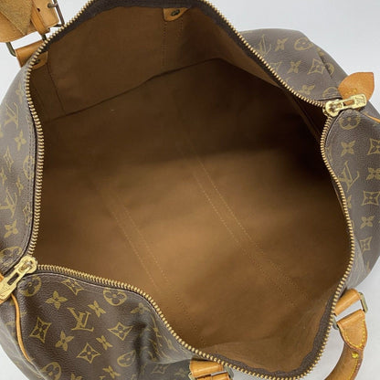 Louis Vuitton Boston Bag Monogram Keepall 50 Brown — view 4