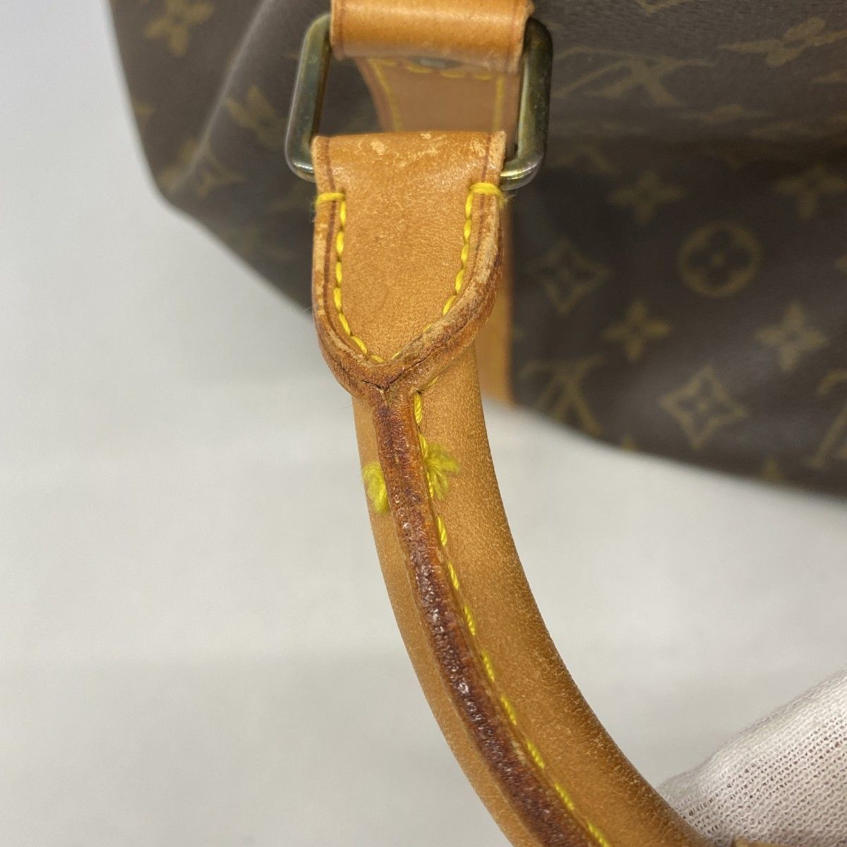 Louis Vuitton Boston Bag Monogram Keepall 50 Brown — view 9