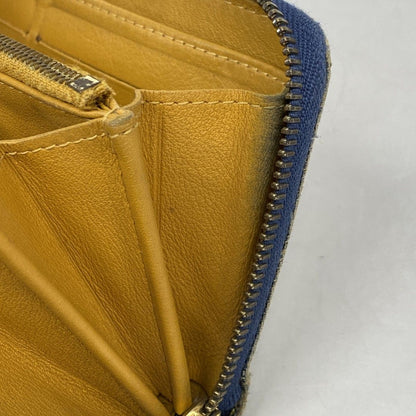 Louis Vuitton Wallet Monogram Denim Zippy Blue — view 7
