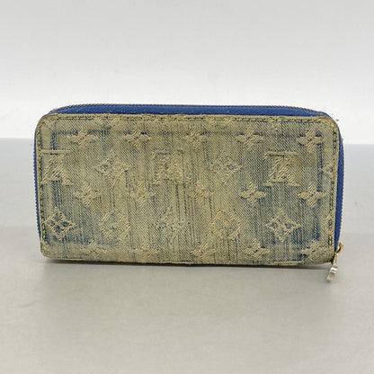 Louis Vuitton Wallet Monogram Denim Zippy Blue — view 8