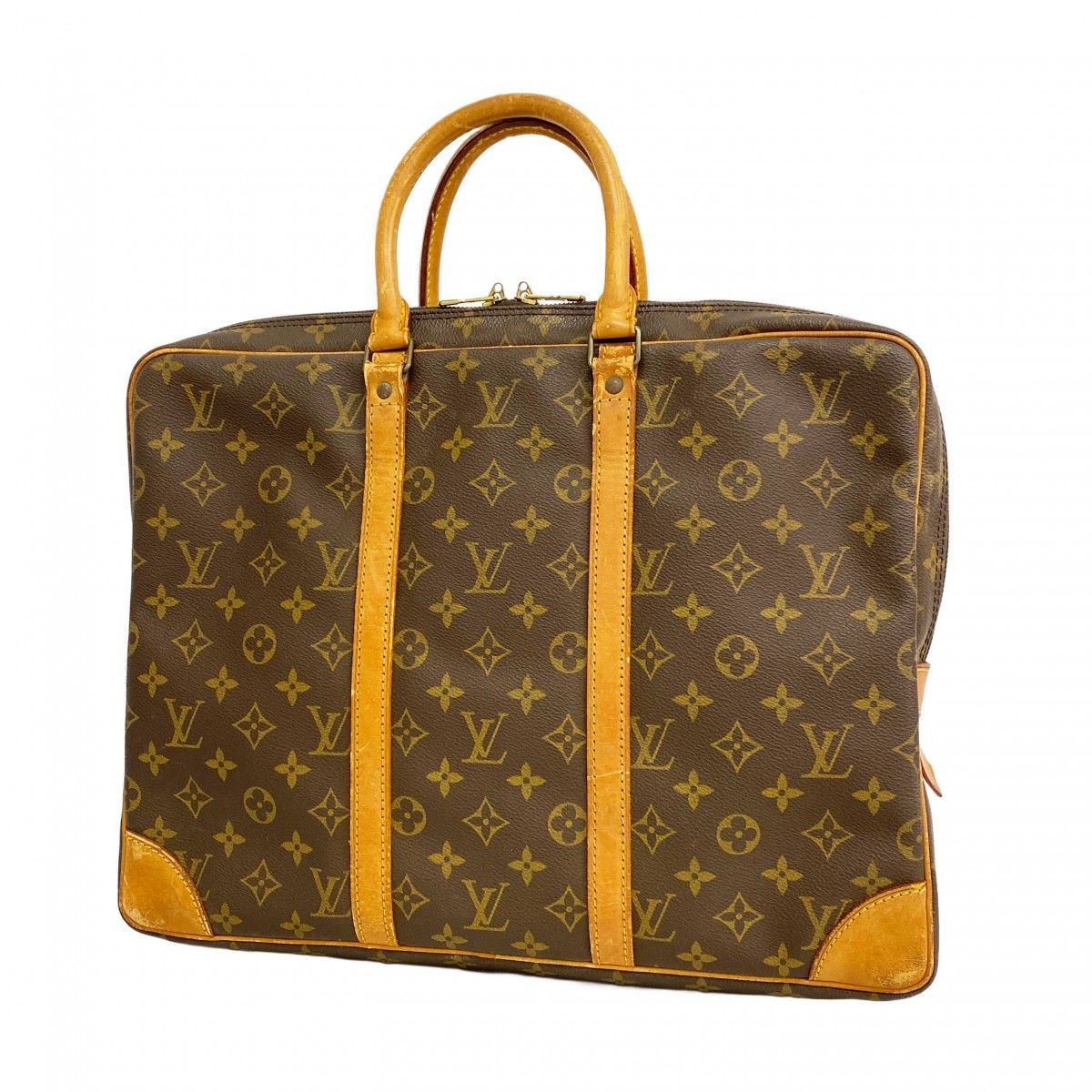Louis Vuitton Business Bag Monogram Porte Documents Voyage Brown