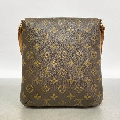Louis Vuitton Shoulder Bag Monogram Musette Salsa Short Strap Brown — view 9