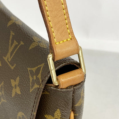 Louis Vuitton Shoulder Bag Monogram Musette Salsa Short Strap Brown — view 8