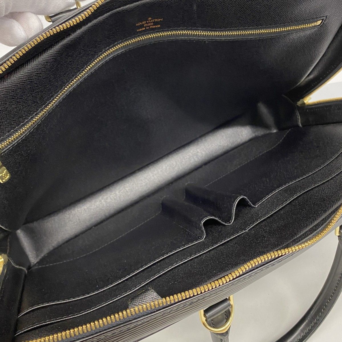 Louis Vuitton Business Bag Epi Porte Documents Voyage Noir — view 4