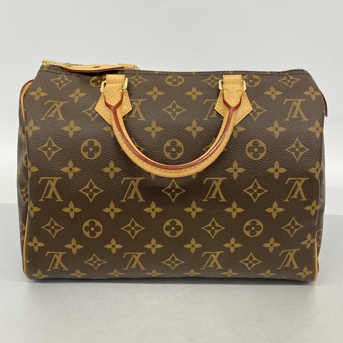 Louis Vuitton Handbag Monogram Speedy 30 Brown — view 9