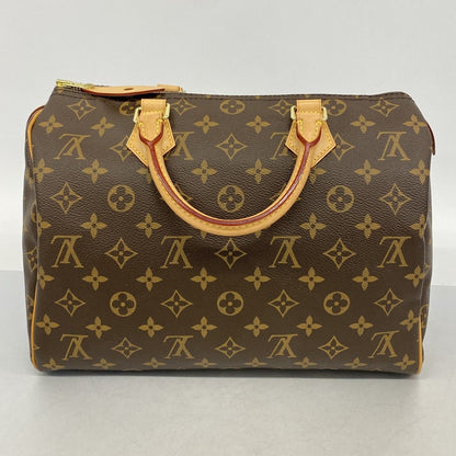 Louis Vuitton Handbag Monogram Speedy 30 Brown — view 9