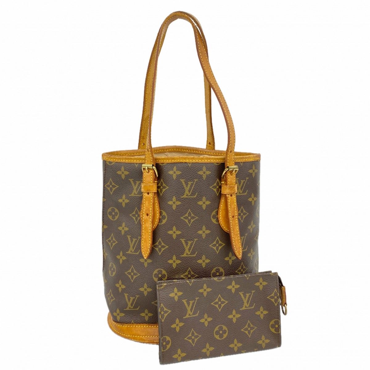 Louis Vuitton Tote Monogram Bucket PM Brown
