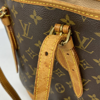 Louis Vuitton Tote Monogram Bucket PM Brown — view 7