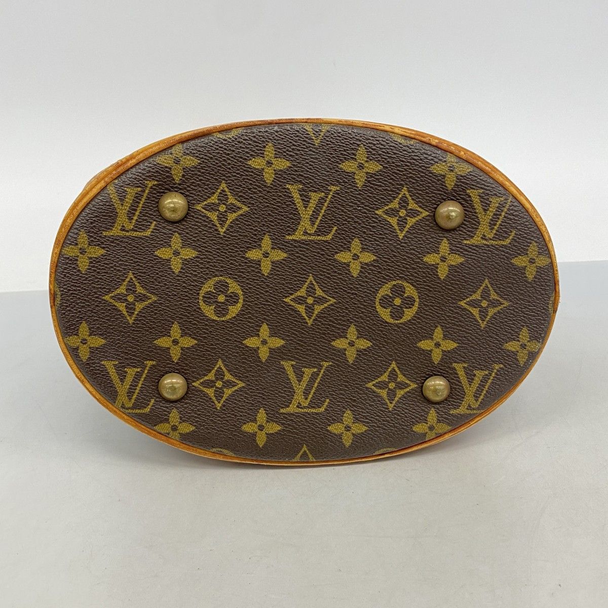 Louis Vuitton Tote Monogram Bucket PM Brown — view 3