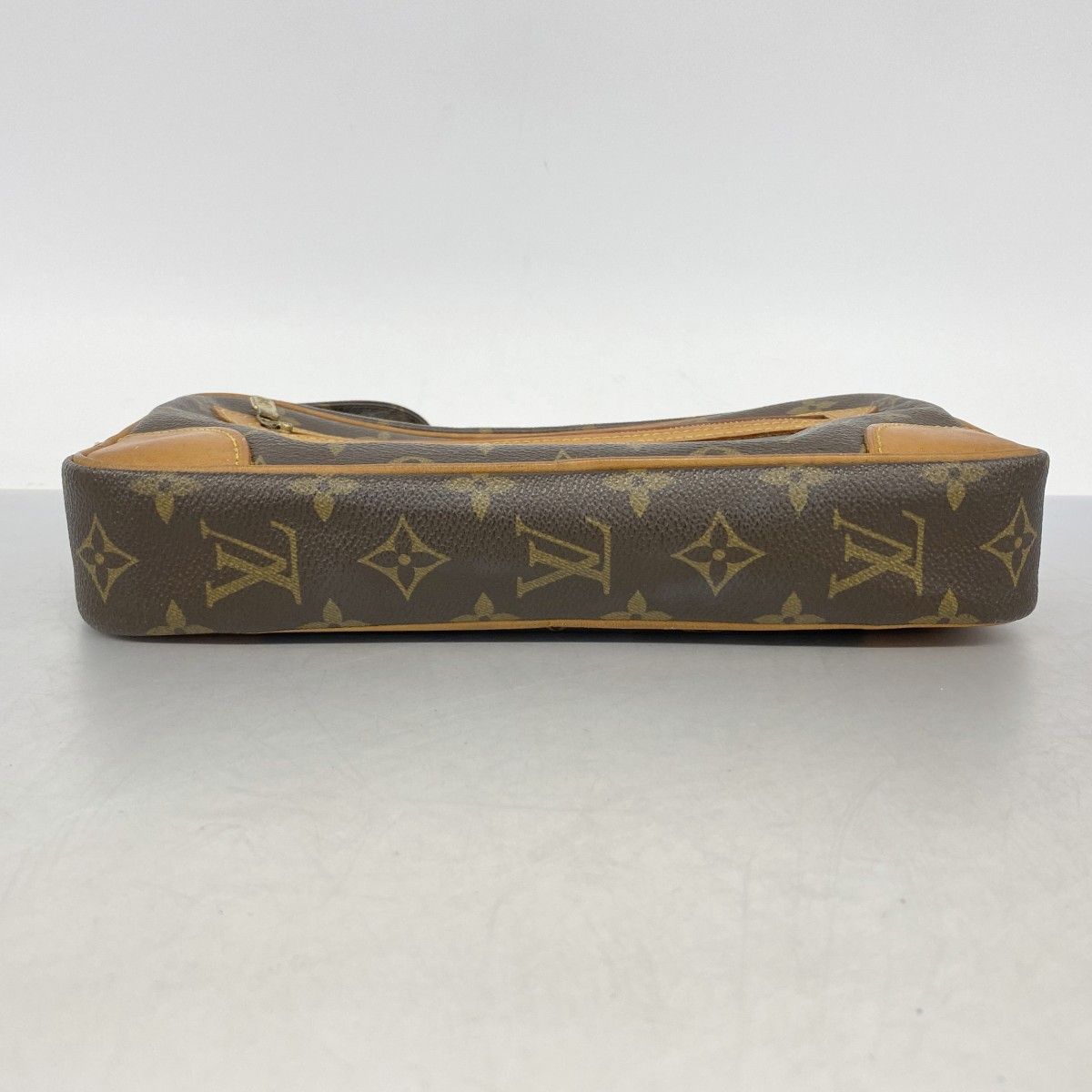 Louis Vuitton Clutch Monogram Marly Dragonne GM Brown — view 3