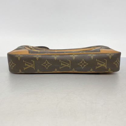 Louis Vuitton Clutch Monogram Marly Dragonne GM Brown — view 3