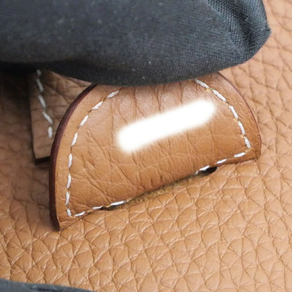 Hermes Evelyne 3 PM Gold Silver Taurillon Clemence Shoulder Bag — view 8