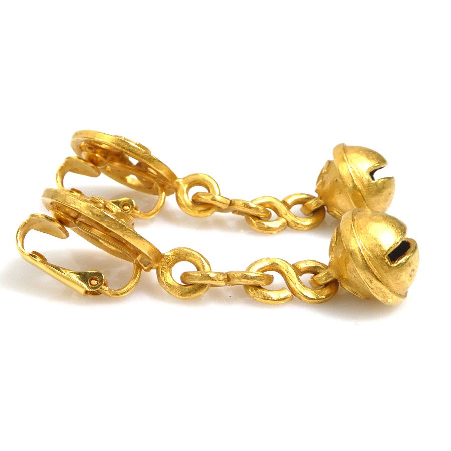 Chanel Earrings CC Logo — view 8
