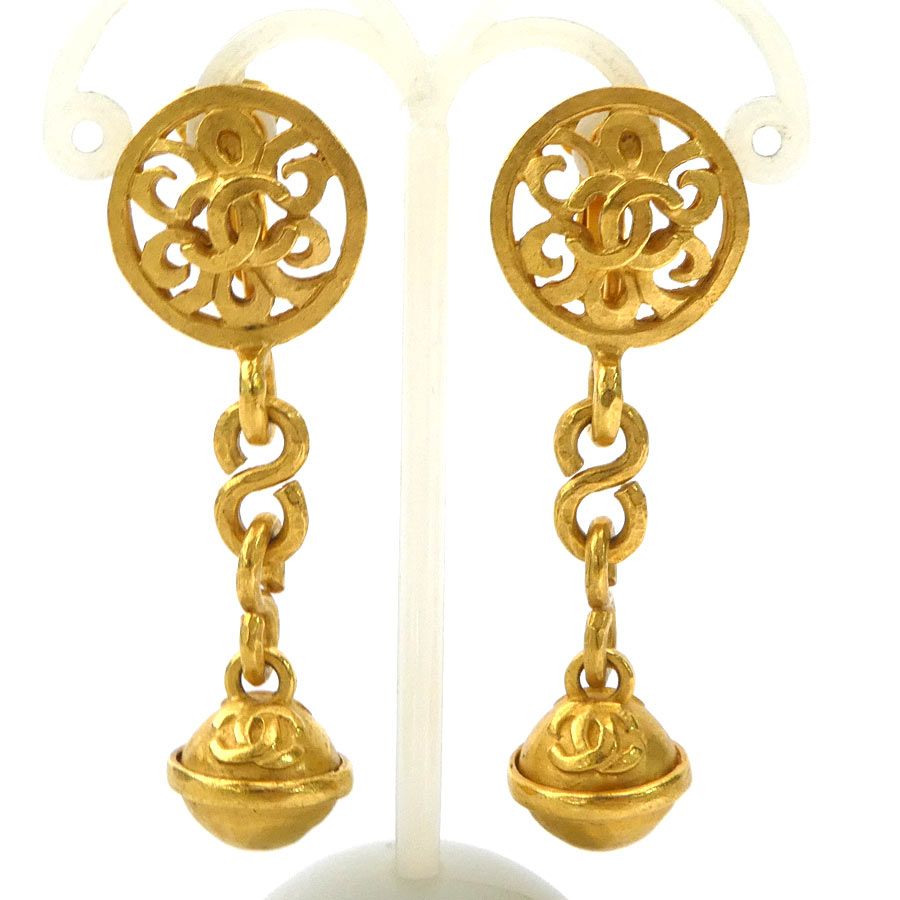 Chanel Earrings CC Logo