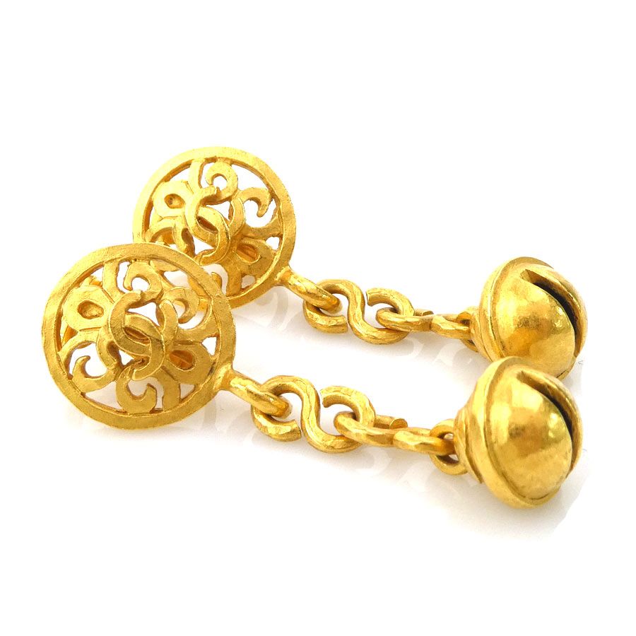 Chanel Earrings CC Logo — view 2