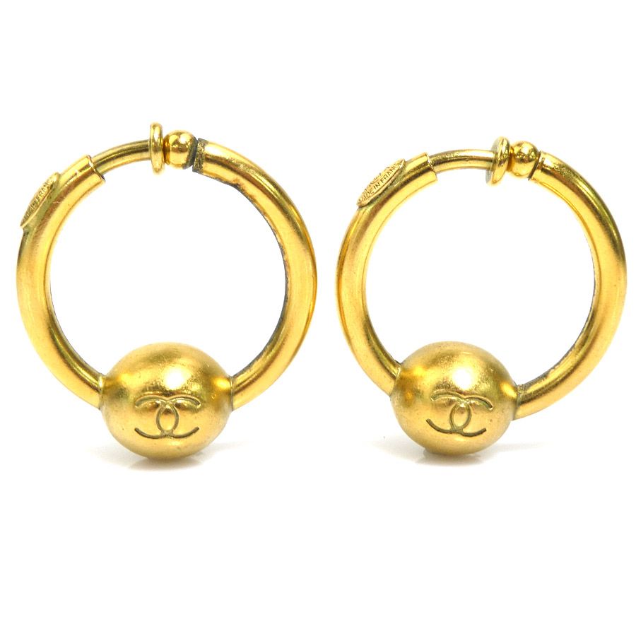 Chanel Earrings CC Logo
